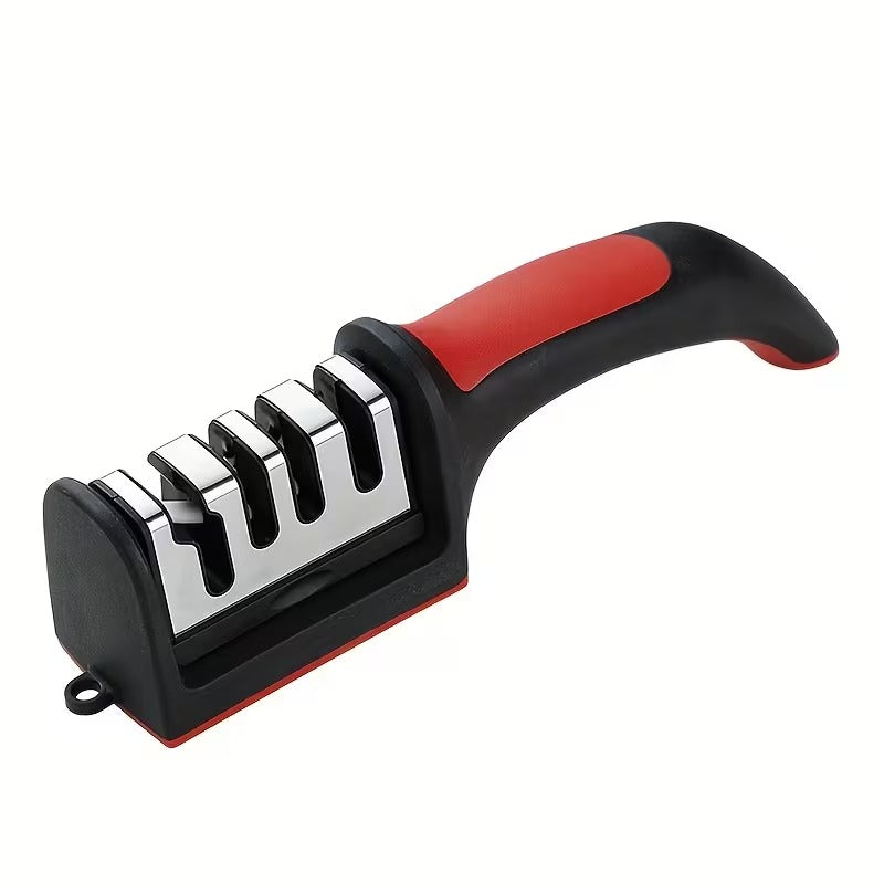 1 PC Professional 4-Stage Steel & Ceramic Knife Sharpener