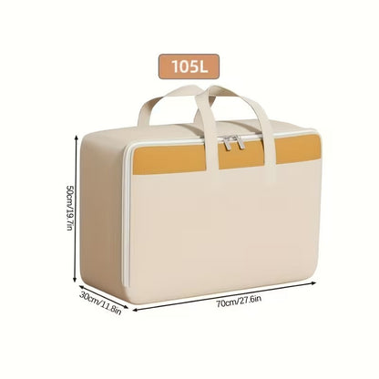 3 Pcs Large Capacity Non Woven Fabric Storage Bag Thickened