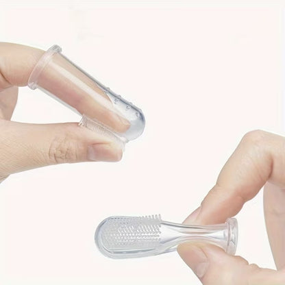 4 Pcs Finger Toothbrushes for Effective Teeth Cleaning for Pets