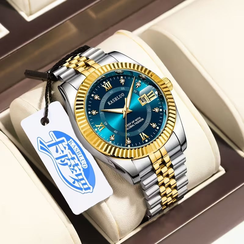 Stainless Steel Luminous Date Watch
