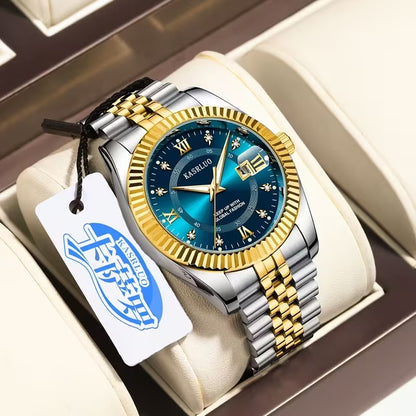 Stainless Steel Luminous Date Watch