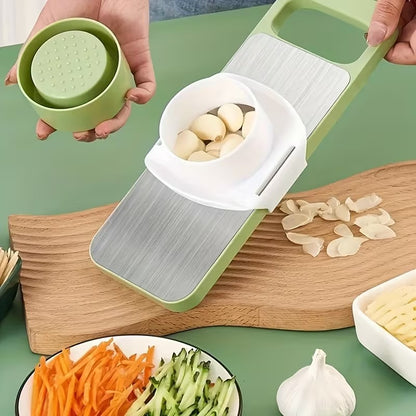 7 Pcs Stainless Steel Multifunctional Vegetable Slicer & Grater Set