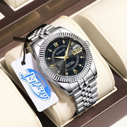 Stainless Steel Luminous Date Watch