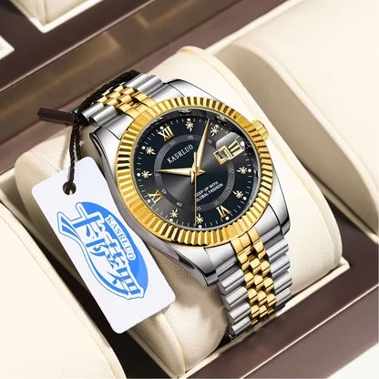 Stainless Steel Luminous Date Watch