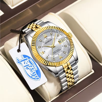 Stainless Steel Luminous Date Watch