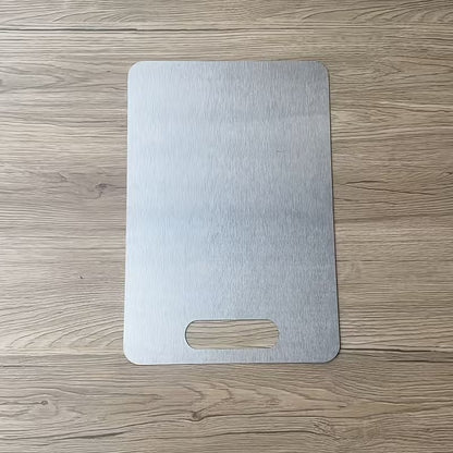 2026 Premium Double-Sided Stainless Steel Cutting Board