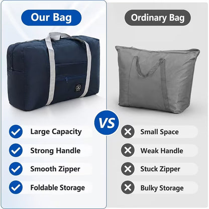 Foldable Travel Duffel Bag Large Capacity Luggage Storage