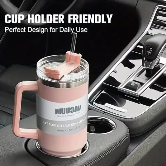 40oz Double-Walled Stainless Steel Tumbler | Pink