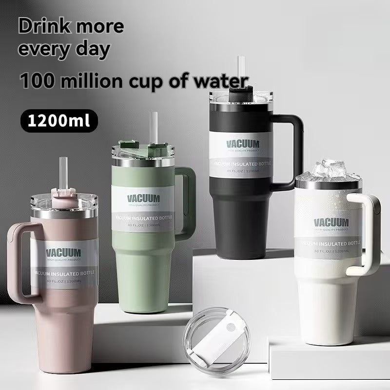 40oz Double-Walled Stainless Steel Tumbler | Rose Pink