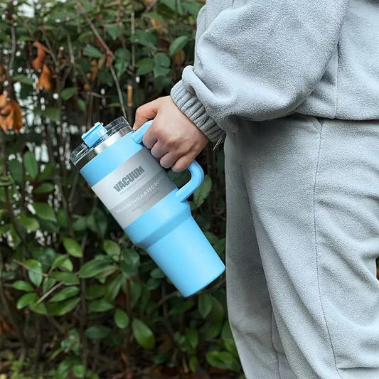 40oz Double-Walled Stainless Steel Tumbler | Sky Blue